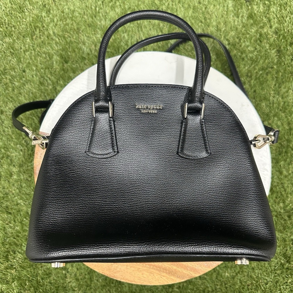Kate Spade black Crossbody handbag Black With Pink Interior